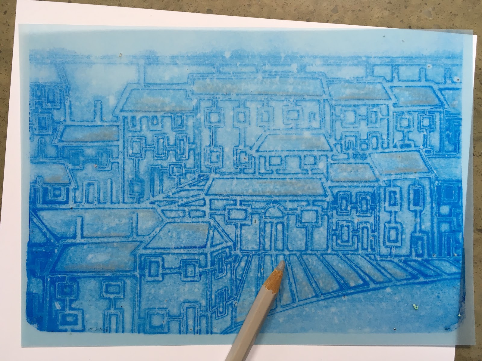 Barbara Gray's Blog. One Day at a Time. Acrylic Paint meets Parchment