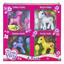 My Little Pony Cotton Candy Pony Packs 4-pack G3 Pony