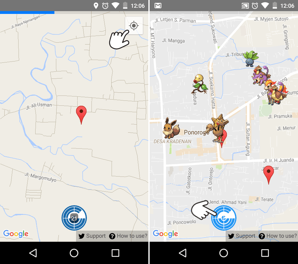 Download PokeWhere untuk Android Aplikasi Peta Pencari Pokemon