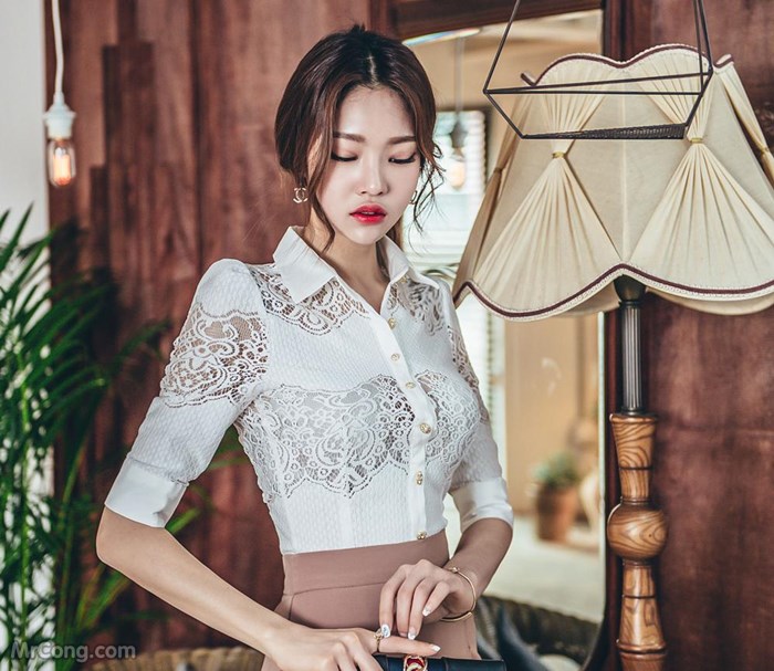 Beautiful Park Jung Yoon in the April 2017 fashion photo album (629 photos) photo 23-4