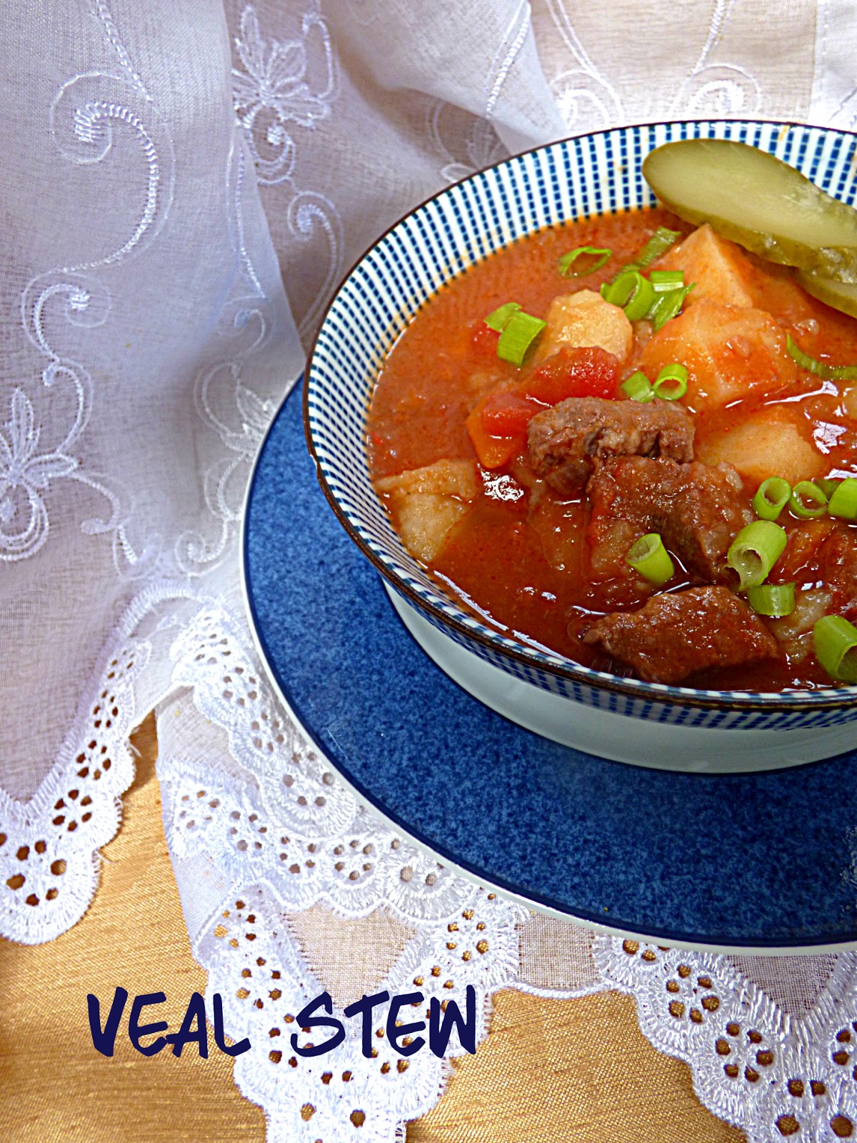 Chez Maximka Tomato veal stew