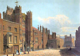 St James's Palace from The History of he Royal Residences by WH Pyne (1819) St James's Palace from The History of he Royal Residences by WH Pyne (1819)