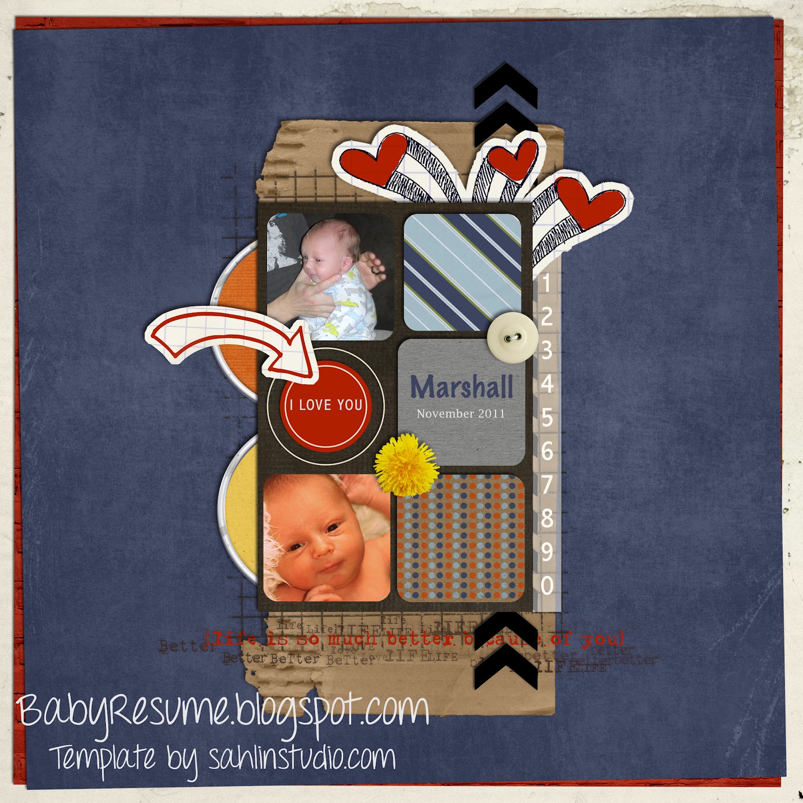 My Baby Didn't Read My Resume Digital Scrapbooking Shop