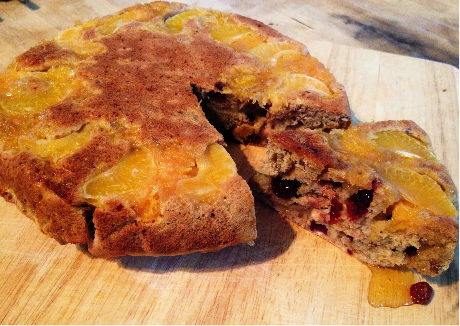 Domestic Sluttery Dairy Free Satsuma & Walnut Upside Down Cake