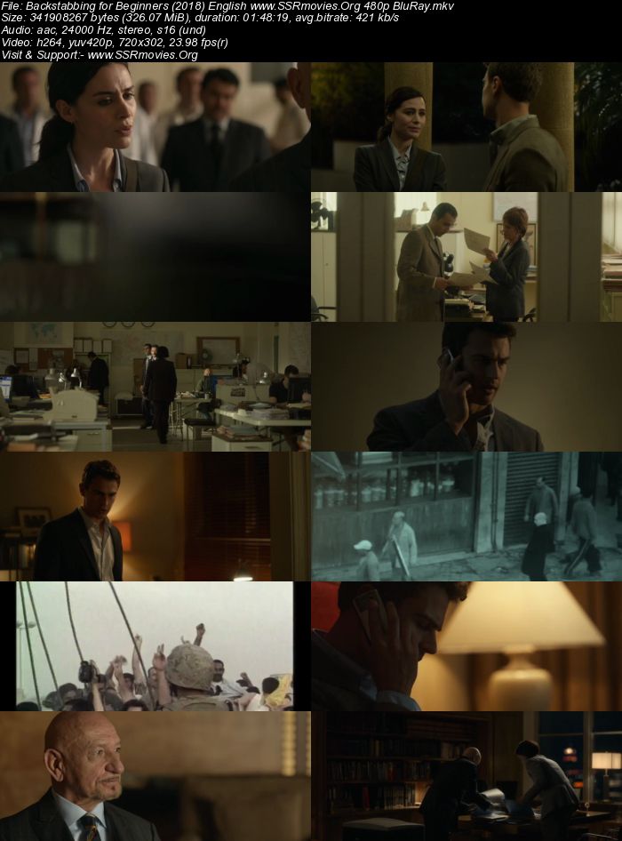 Backstabbing for Beginners (2018) English 480p BluRay 300MB