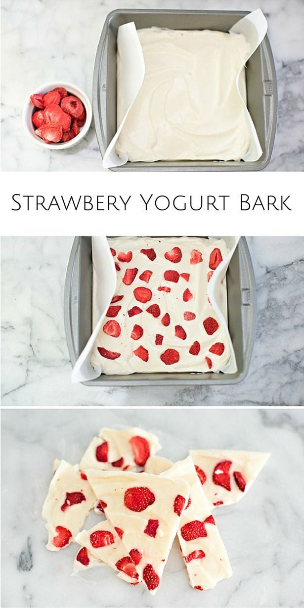 Strawberry Yogurt Bark Cocina Adicto