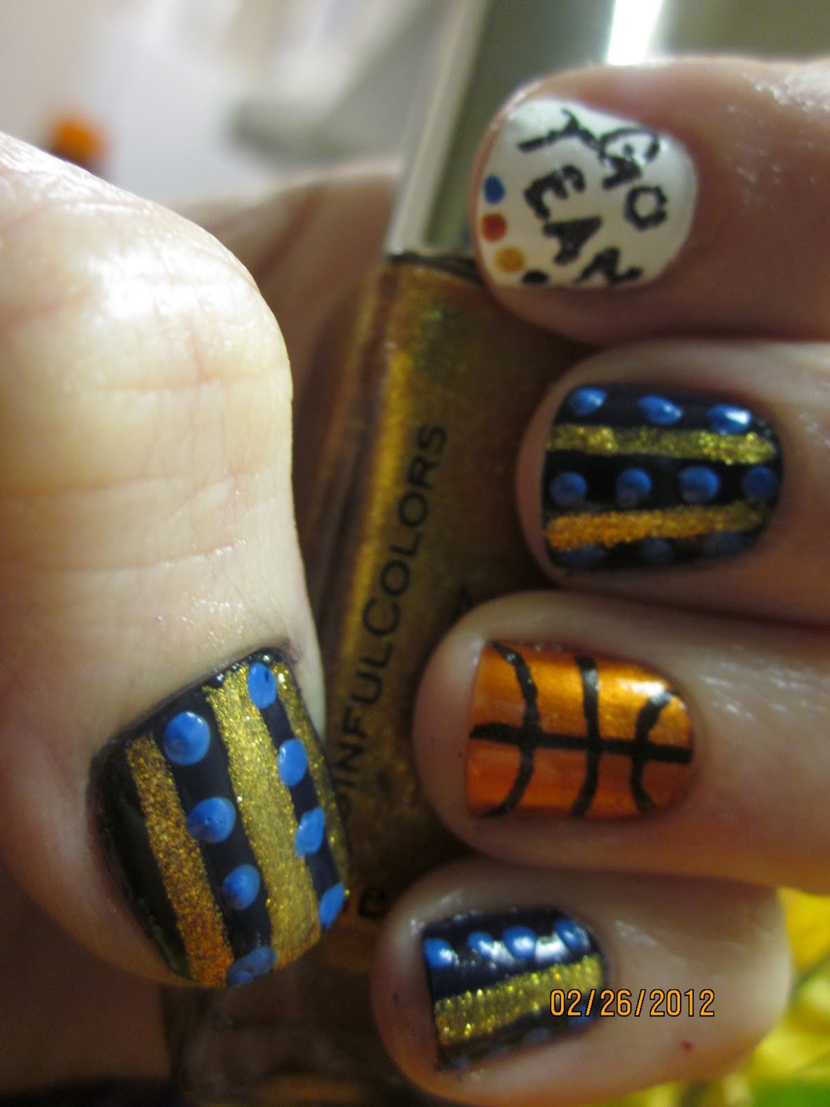 The Exotic Lacquer Basketball and Nail Polish Day 2 Oklahoma City