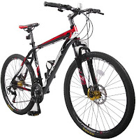 Merax Finiss Mountain Bike, Classic Black/Red, image