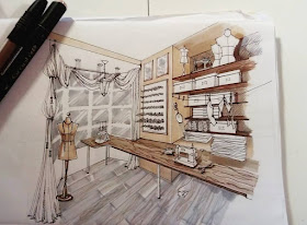 06-Dress-Maker-s-Shop-Мilena-Interior-Design-Illustrations-of-Room-Concepts-www-designstack-co