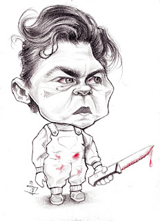 Marcelo Gallardo chuky caricature