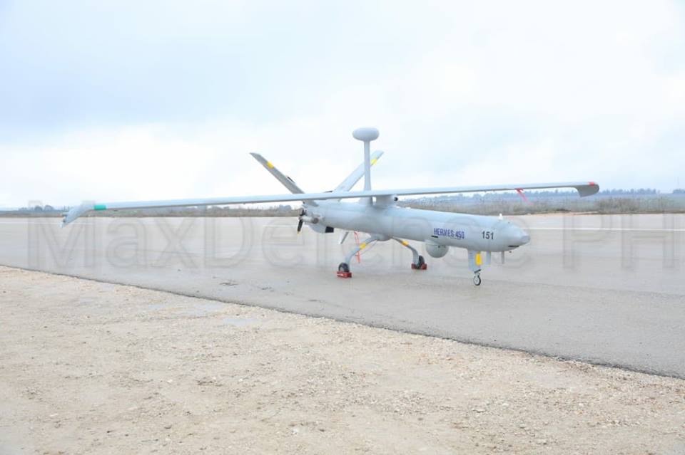 The Elbit Hermes 450 MALE UAS of the Philippine Air Force Philippine