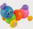 Image: Colorful Clockwork Shrink Walkable Caterpillar ABS Toy