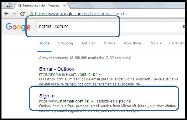 hotmail entrar
