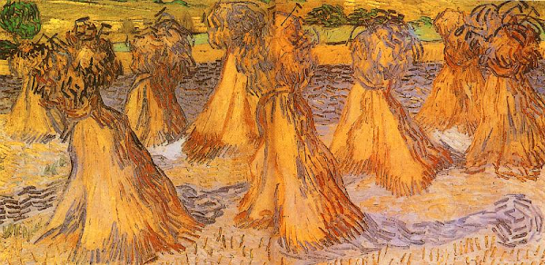 Van Gogh - Les gerbes de blé - Auvers 1890