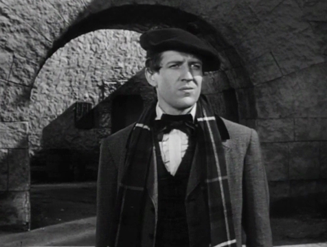 Donald Fettes (Russell Wade) en El ladrón de cadáveres. The Body Snatcher - Cine de Escritor Donald Fettes (Russell Wade) en El ladrón de cadáveres. The Body Snatcher - Cine de Escritor