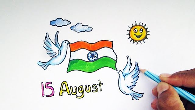 Drawing on Independence Day Drawing on Independence Day