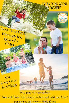 It is time to bring your inner child on an outing. Have some fun now or later, but now is better: 20+ Ways to Have a Little Fun with Your Inner Child or Make some Time for YOU and YOUR Family...the Time is NOW...I bet You Already are Doing Some of These!
