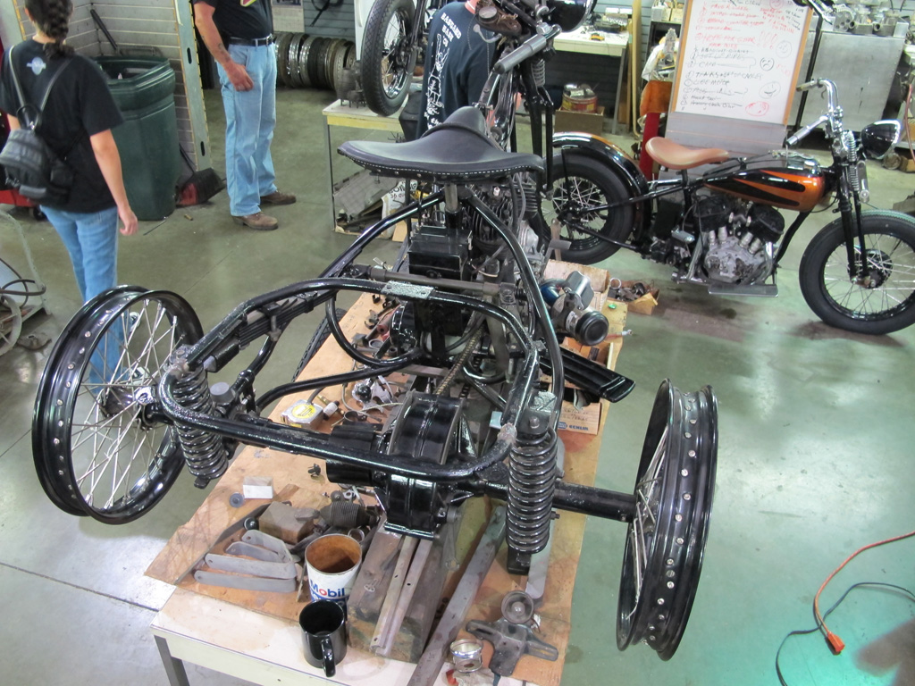 What I See The Restoration Shop At The Wheels Through Time Museum.