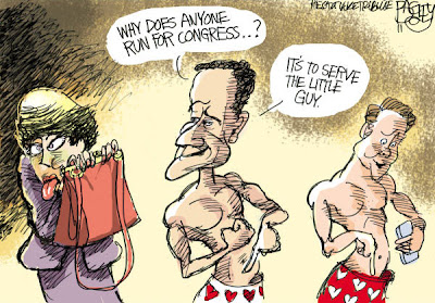 Pat Bagley Anthony Weiner Political Cartoon