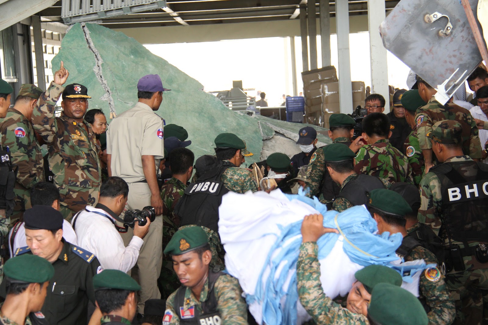 FREEDOM Cambodia shoe factory collapse kills two, prompts probe