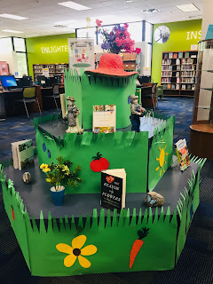 Garden Display of Books