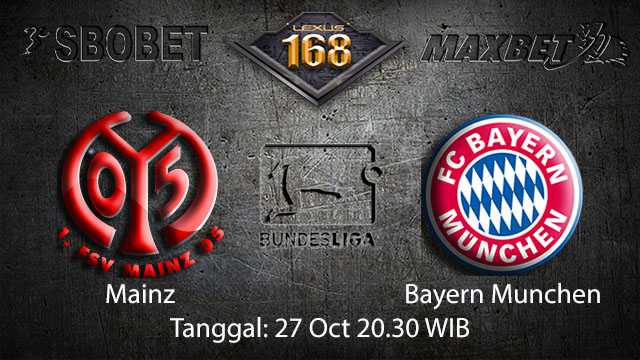 Prediksi Bola Jitu Mainz vs Bayern Munchen 27 Oktober 2018 ( German Bundesliga )