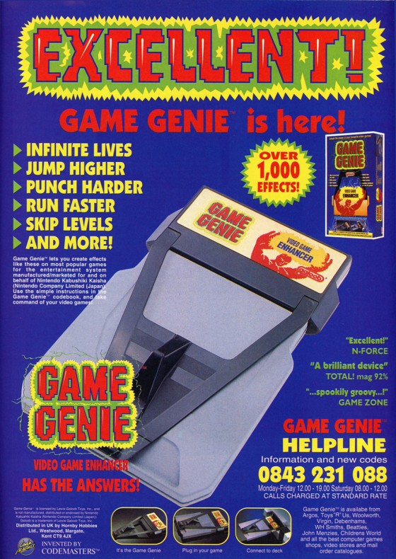 HIJOS DEL REY LOBO Game Genie potenciador de videojuegos