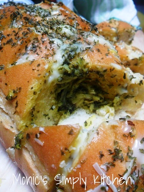 resep pull apart garlic cheese bread