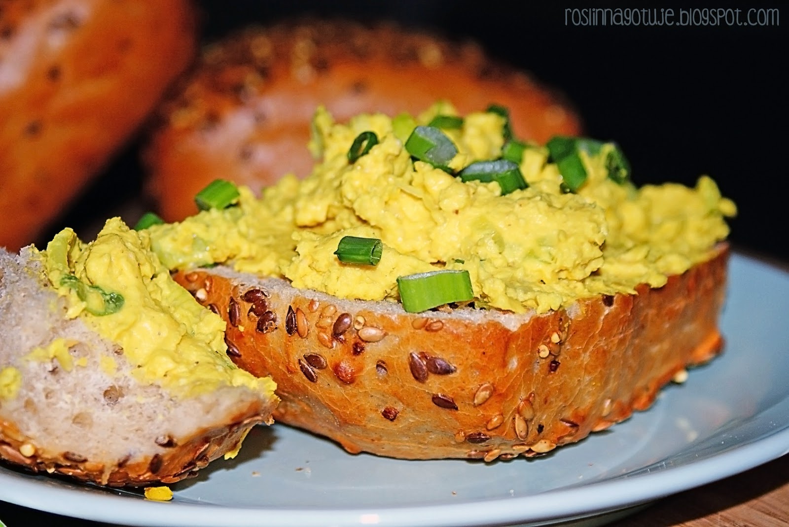 Roślinna Wegańska pasta jajeczna odsłona świąteczna