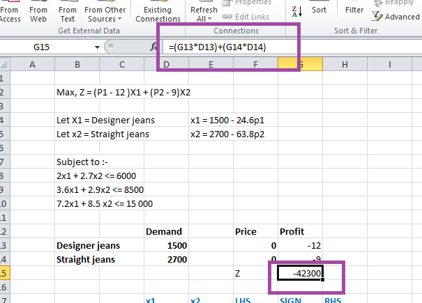 cik tanpa nama: Non- Linear Programming by Excel [step by step]