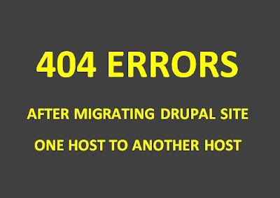 404 Error While Accessing Drupal Site After Migration