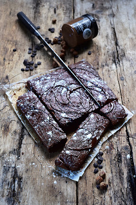 Mon moelleux très chocolat et noisettes... Mon moelleux très chocolat et noisettes...