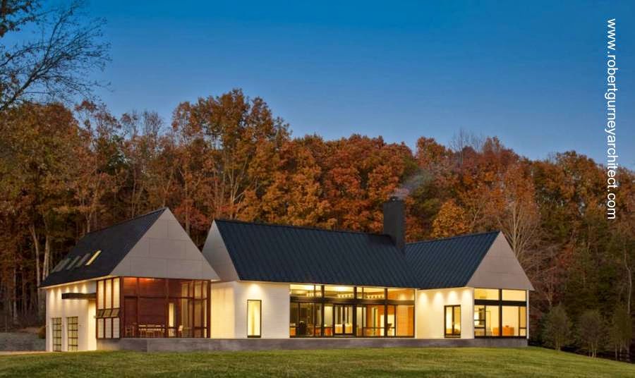 Becherer House; Charlottesville, en Albermale County en Virginia Casa de campo contemporánea en Estados Unidos 2011