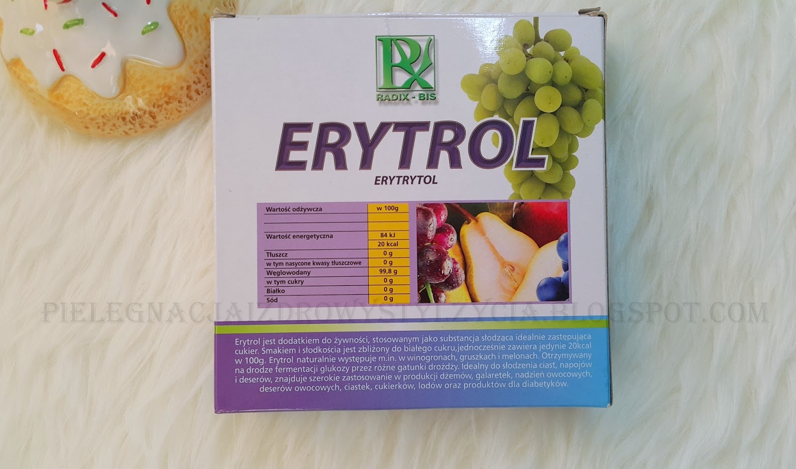 ERYTRYTOL - WŁAŚCIWOŚCI, KALORYCZNOŚĆ I WYSTĘPOWANIE