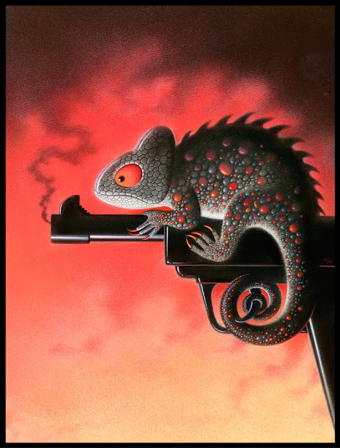 Chameleon by artist Tony Meeuwissen