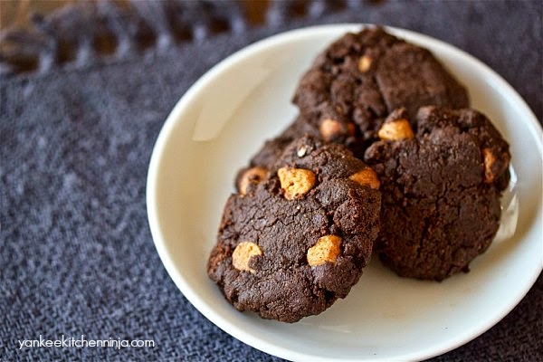 Gluten-free chocolate peanut butter chip cookies