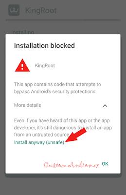 Install Anyway Unsafe Install Anyway Unsafe