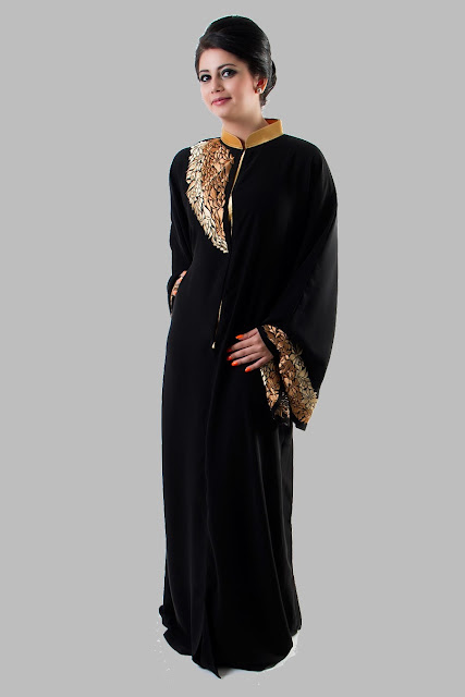 Embroidered Abaya Designs 2013  Islamic Abaya Dress Fashion 201314 