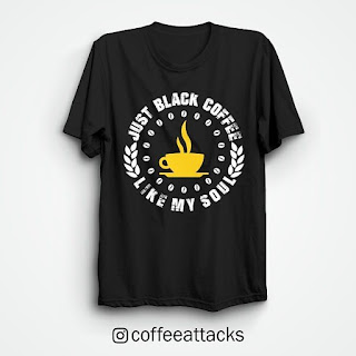 Kaos Kopi Desain Terbaru Coffee Attack Untuk Pecandu Kopi