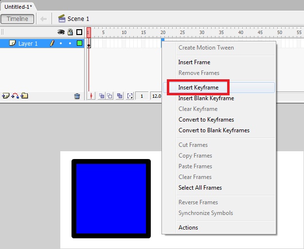 PENGERTIAN DAN CARA MEMBUAT MOTION TWEENING