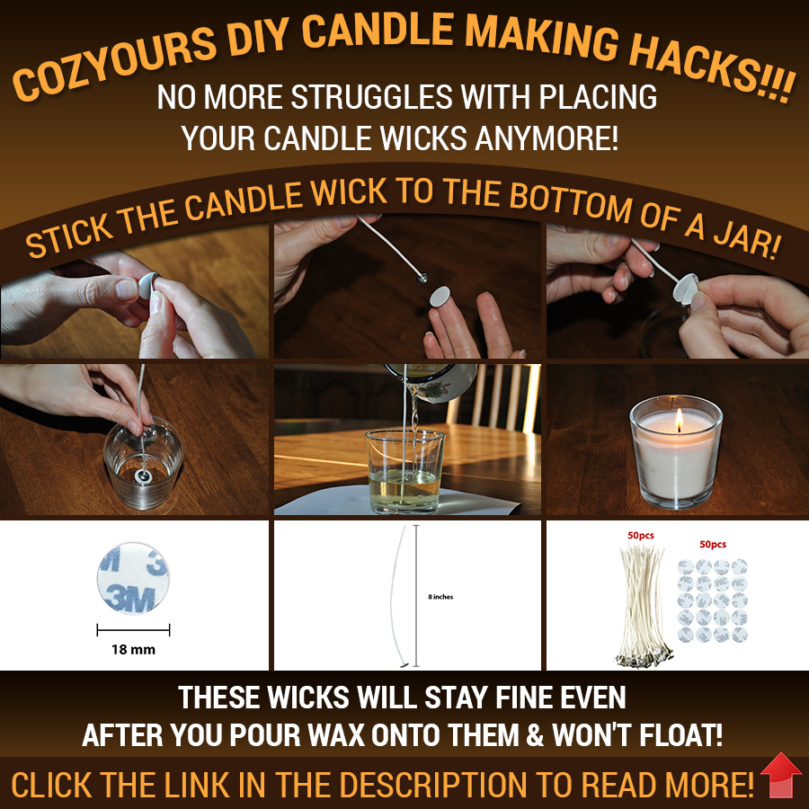 Candle Making DIY Candle Making Cozyours Candle Wicks With Stickers
