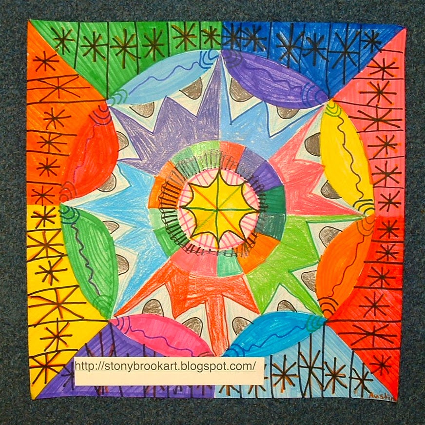 Mrs. Belton's Artists: Grade 4 Mandalas