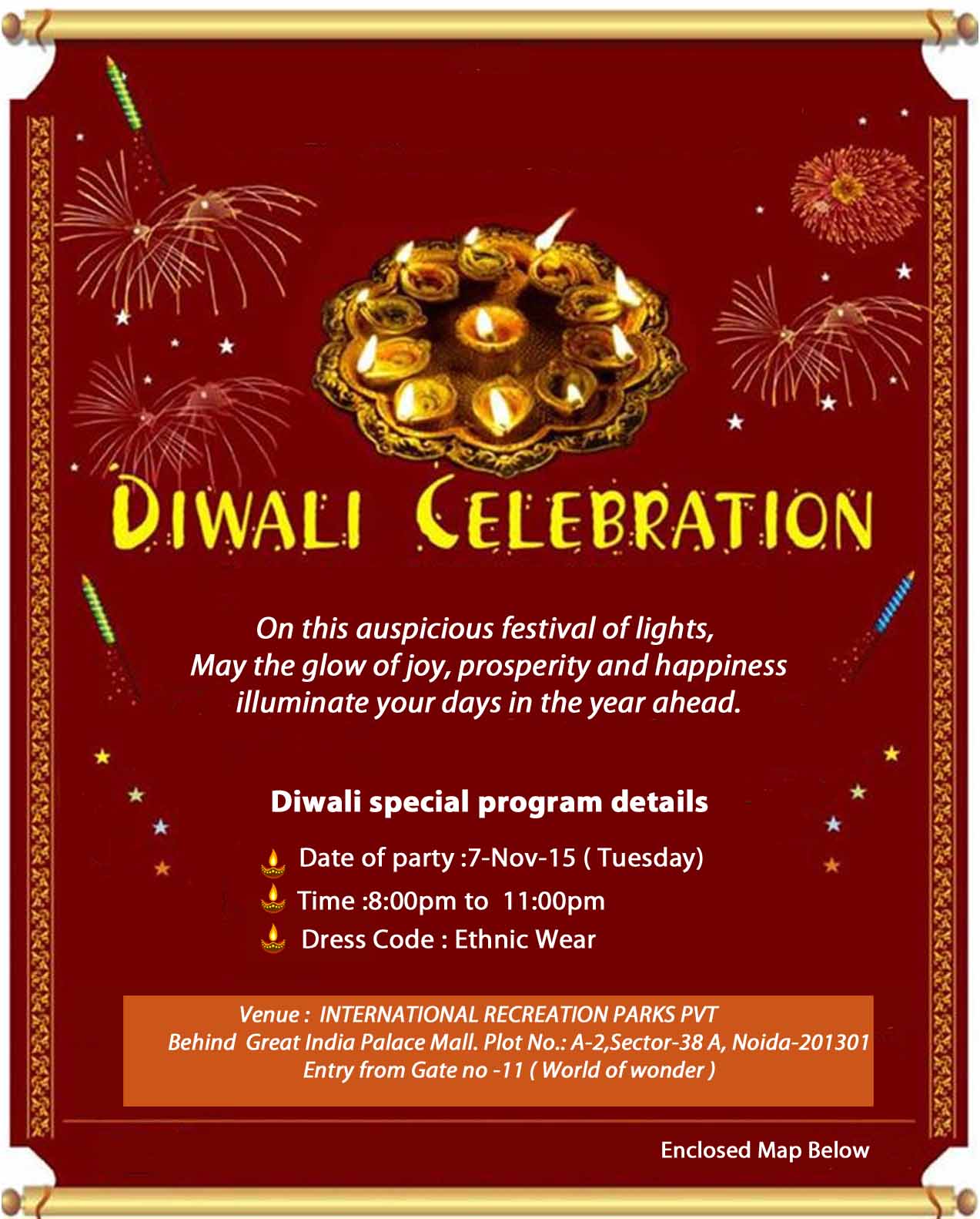 Diwali Invite Image PROJECT FOR YOU