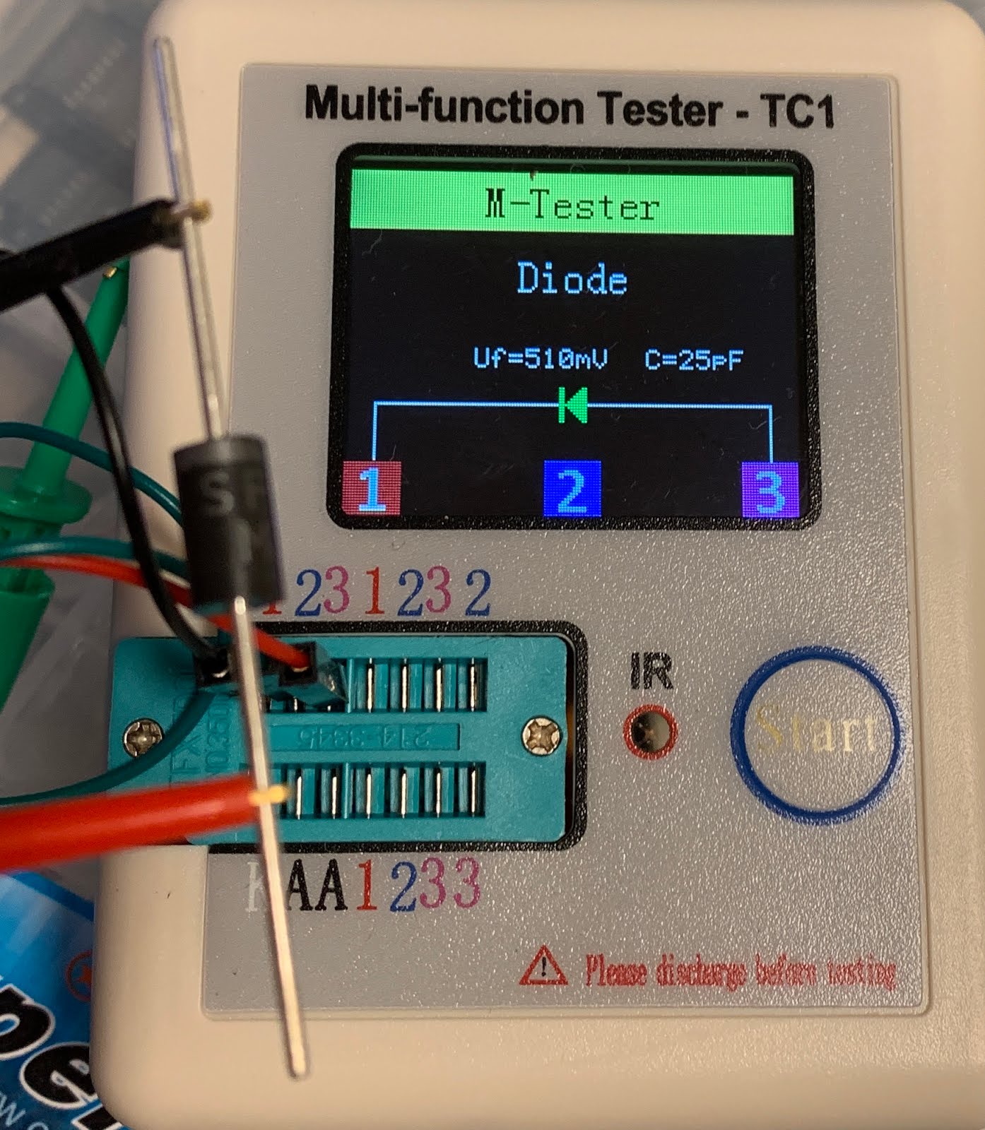 にゃんたのPC部屋 TFTトランジスタテスタ(Multifunction Tester TC1) 導入してみた