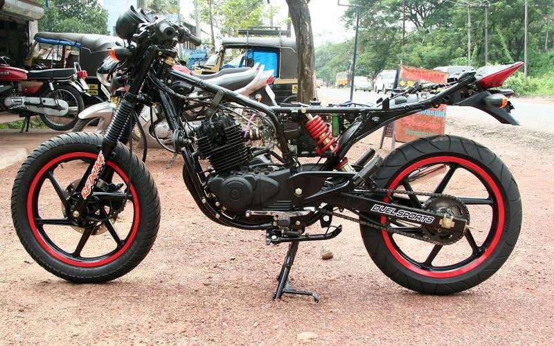 MoToRRaD CustoMIZ Assembling Mono Suspension to Pulsar 180