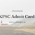 KPSC Admit Card 2017, Karnataka KRIES Group B & C Exam Hall Ticket