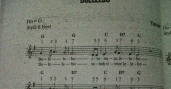 Lagu Daerah Bolelebo Timor