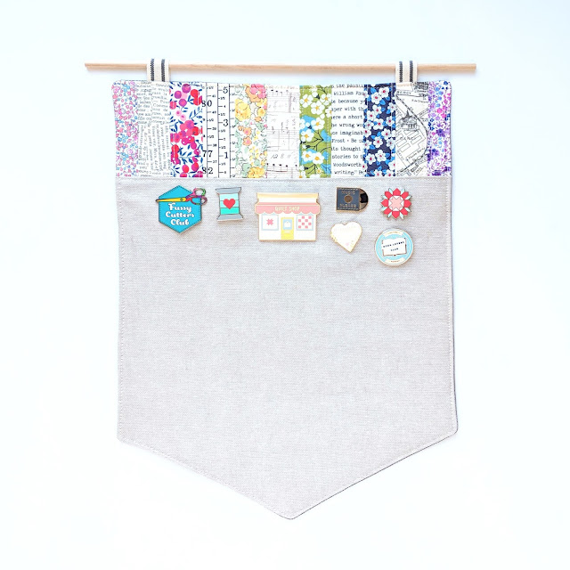 Creative DIY Fabric Banner Signs featured by top US sewing blog, Flamingo Toes