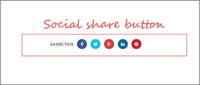 social share button for blogger Blogger Animated Social Share Button