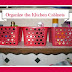 Organize Those Colorful Kitchen Cabinets